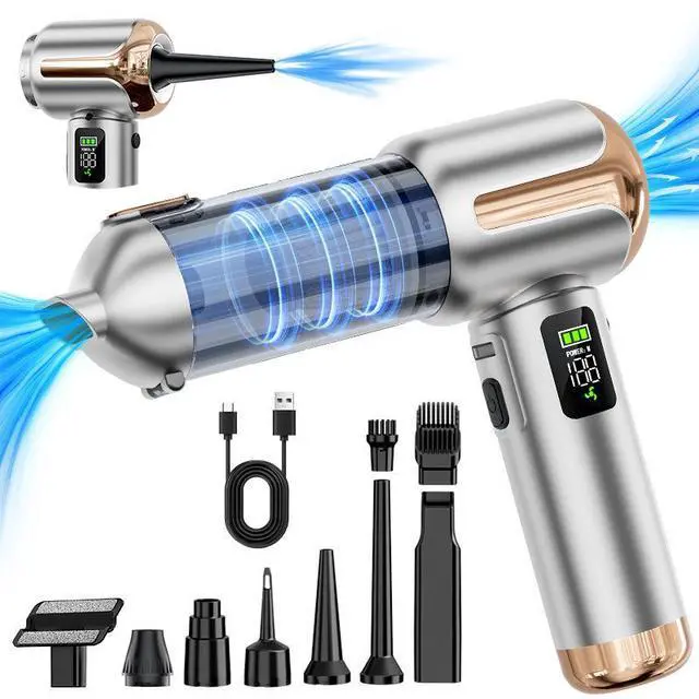 Main image of ST-6706APlus Wireless Car Vacuum Cleaner & Air Duster 2-in-1 20000Pa Brushless Handheld Vacuum for Car Interior Keyboard PC Computer Cleaning Type-C Fast Charging 3-Speed Control