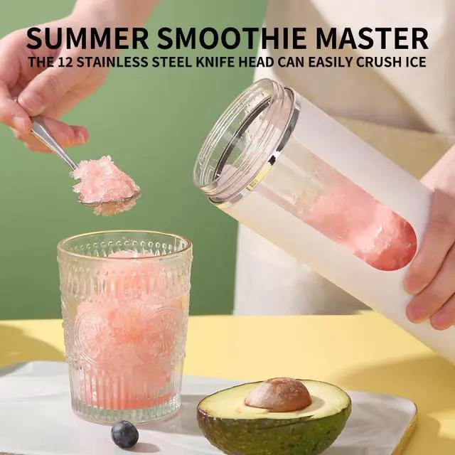 Alt view image 4 of 7 - Self-Cleaning Electric Portable Juicer, USB Rechargeable Fruit Blender, Multi-Function Mini Juicer Cup for Home, Office, Travel