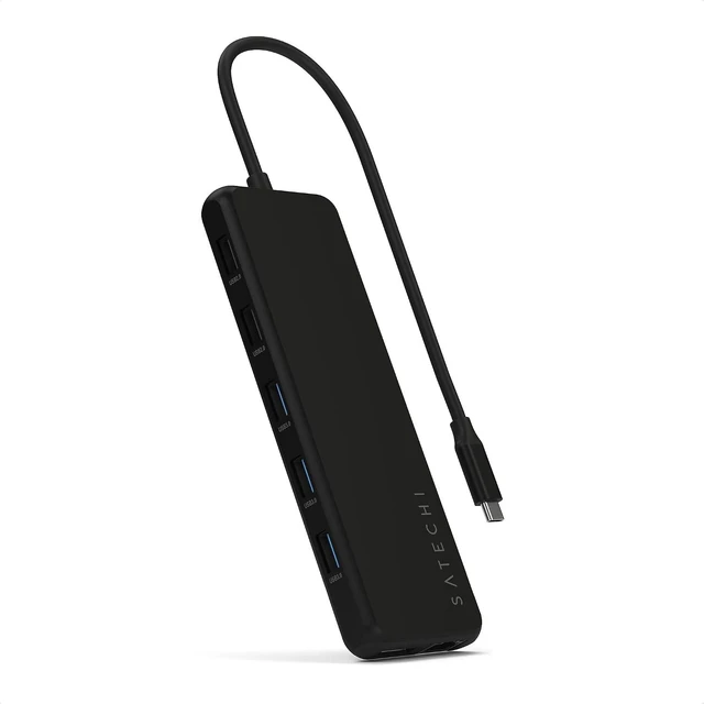 Main image of Satechi 13-in-1 USB-C Multiport Adapter, Triple Display, Dual 4K HDMI
8K DP (Windows), Dual 4K HDMI, 85W PD, Ethernet, Audio, 10 Gbps USB-A/C, for Mac and Windows