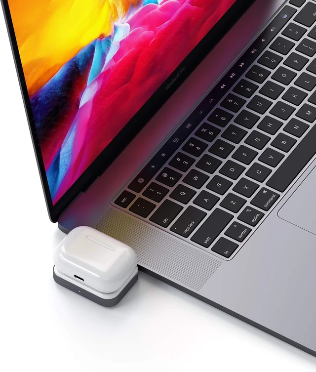 Alt view image 5 of 6 - Satechi USB-C Wireless Charging Dock - Compatible with Apple AirPods Pro & AirPods 3/2/ 1 with Wireless Charging Case (Not Included)S