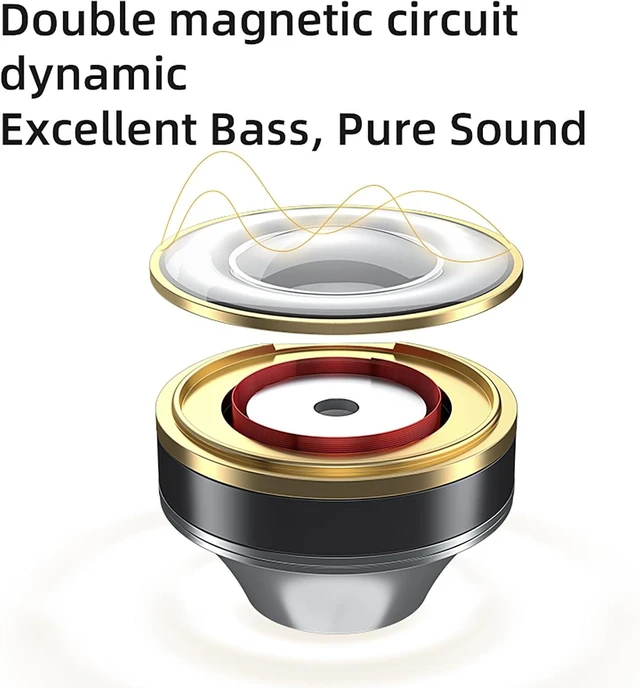 Alt view image 4 of 7 - CCA KZ AS16 PRO in Ear Monitor Headphones 16BA Balanced Armature Drivers HiFi IEM Earphones High Clarity Gaming Earbuds for Musicians Singers Audiophile Dj Drummers no mic KZ ZAS Black