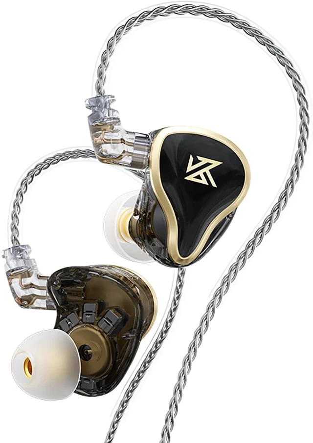 Main image of CCA KZ AS16 PRO in Ear Monitor Headphones 16BA Balanced Armature Drivers HiFi IEM Earphones High Clarity Gaming Earbuds for Musicians Singers Audiophile Dj Drummers no mic KZ ZAS Black