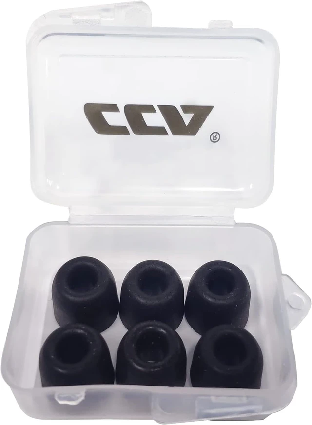 Main image of CCA Memory Foam Earbud Tips Soft&Bouncy Premium Replacement EarphoneTips(3 Pairs)