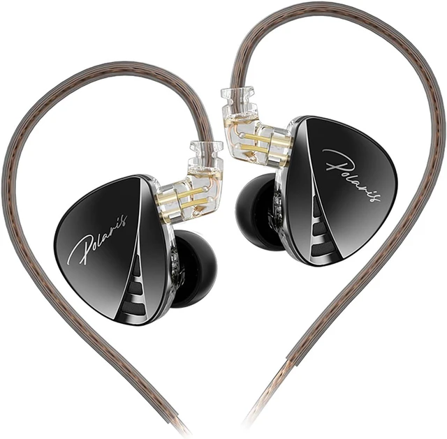 Main image of CCA Polaris 4 Tone Adjustable in Ear Monitor Headphones, High-Sensitivity Dual-Cavity Dynamic Driver IEM Earphones, HiFi Stereo Gaming Earbuds with 2pin Detachable Cable