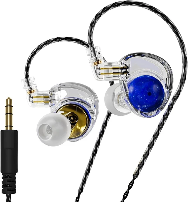Main image of CCA ND Planet IEM Earphones: 12mm Dual Magnetic Drivers, HiFi Gaming Earbuds with Detachable 2-Pin Cable, Noise Isolating in-Ear Monitors for Musician Audiophile Singer DJ
