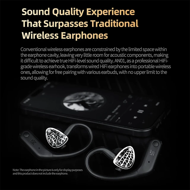 Alt view image 3 of 7 - KZ AS16 PRO Bluetooth Earbuds, Active Noise Cancellation Wireless IEM