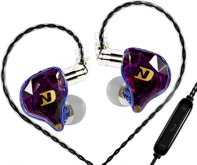 Main image of CCA ND NX2 in Ear Monitorm, HiFi IEM Earphones, Deep Bass Sound in Ear Headphones, Clear Sound Gaming Earbuds with Detachable Cable