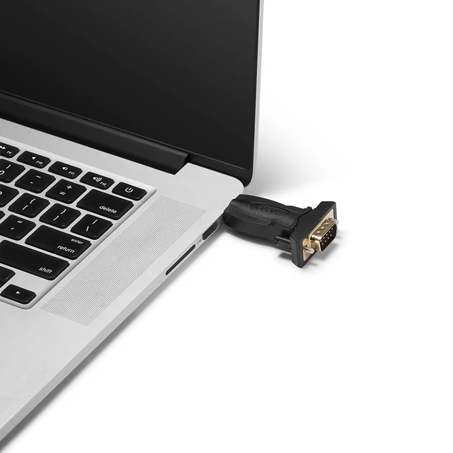 Alt view image 7 of 7 - USB to RS232 Adapter with FTDI Chipset, USB to RS232 Male DB9 Serial Converter for Cashier Register, Modem, Scanner, Industriual Machinery, CNC, Black