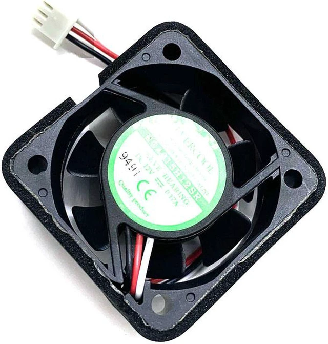 Alt view image 5 of 6 - F8025X12B2 for Mechatronics 80mm 8cm 80X80X25mm DC 12V 0.48A 8025 High Speed Chassis Cooling Fan