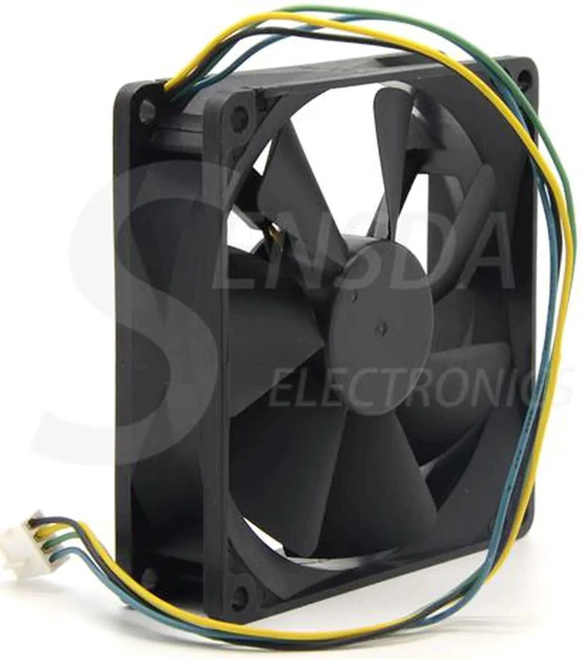 Alt view image 5 of 6 - Y.S.Tech FD129225LB 9225 90mm 9cm DC 12V 0.15A silent chassis power supply cooling fan computer case cooler
