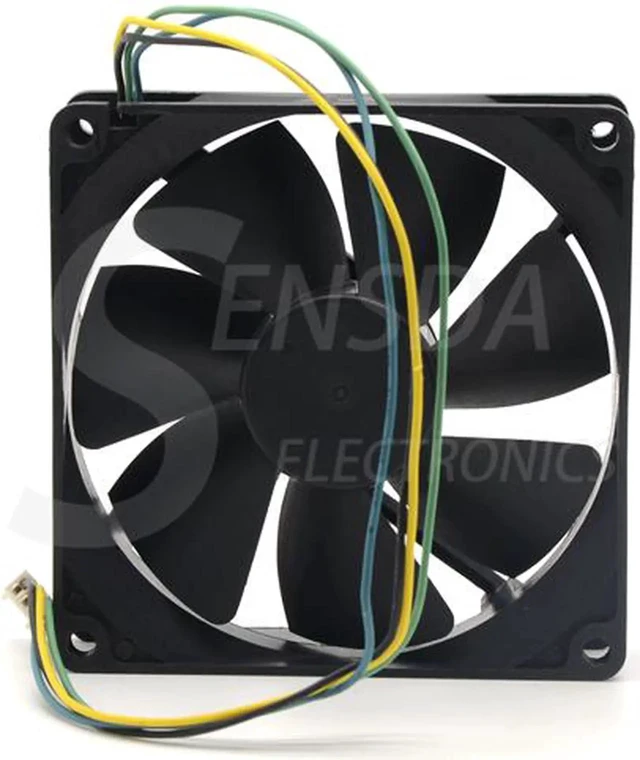 Alt view image 3 of 6 - Y.S.Tech FD129225LB 9225 90mm 9cm DC 12V 0.15A silent chassis power supply cooling fan computer case cooler