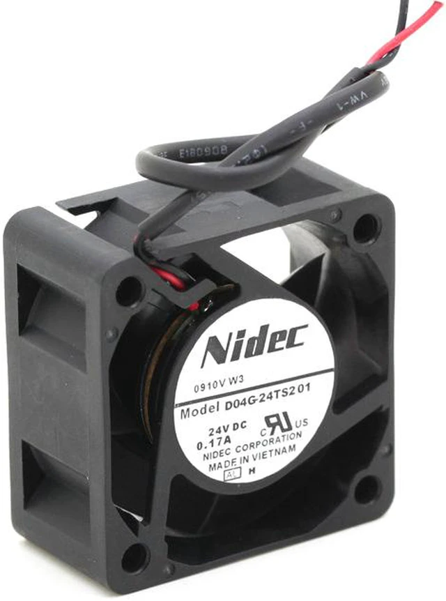 Alt view image 4 of 5 - NIDEC D04G-24TS2 01 DC24V 0.17A 4CM 4020 40mm inverter silent cooling fan