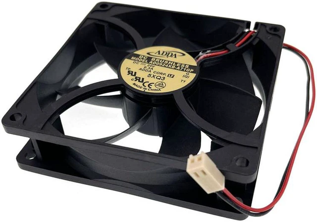 Alt view image 2 of 4 - ADDA AD0924XB-A71GP 92mm 9225 DC 24V 4000RPM High Speed Air Flow Server Cooling Fan,92X92X25mm Dual Ball Bearing Fans