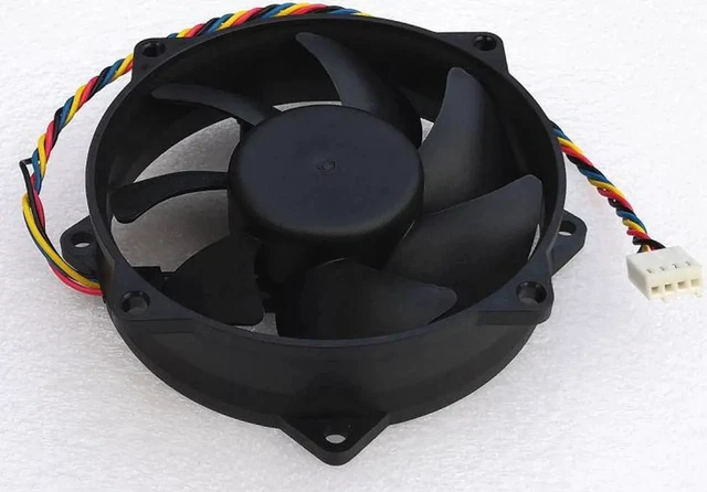 Alt view image 4 of 4 - New original Sunon 9CM 9025 KDE1209PTVX 12V 4.4W round magnetic levitation 4-wire 4-pin cooling fan