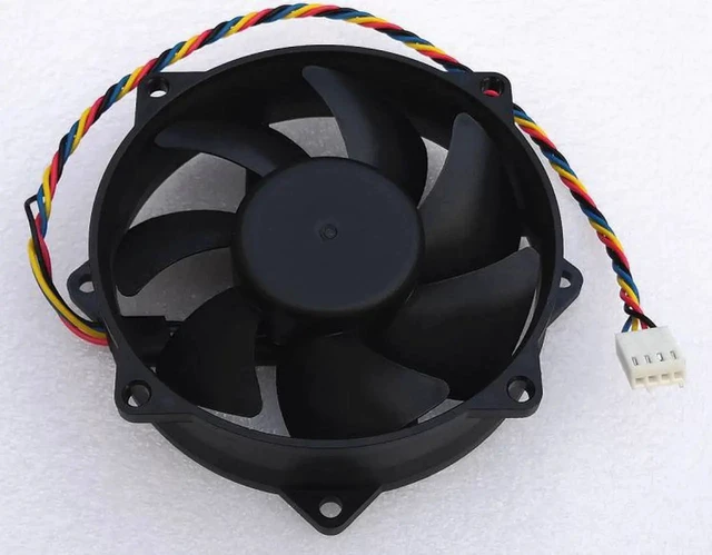 Alt view image 3 of 4 - New original Sunon 9CM 9025 KDE1209PTVX 12V 4.4W round magnetic levitation 4-wire 4-pin cooling fan