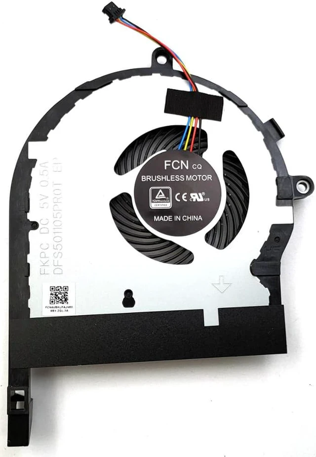 Alt view image 3 of 8 - New For ASUS TUF Gaming FX504GE FX504GE-AH53 FX504GE-BS73 FX504GE-ES52 FX504GE-ES72 Laptop CPU & GPU Cooling Fan One Pair