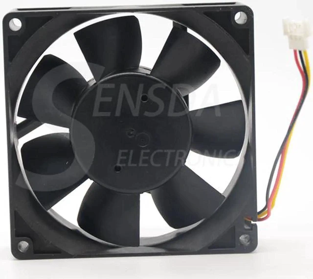 Alt view image 2 of 7 - NEW original For Mitsubishi drive fan NC5332H74A Melco MMF-09D24TS MM6 9025 DC 24V 0.22A server cooling fan PLC ABB fan