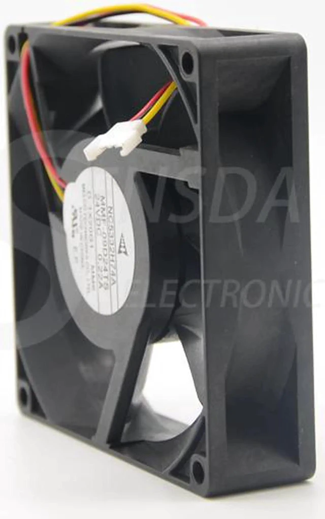 Alt view image 5 of 7 - NEW original For Mitsubishi drive fan NC5332H74A Melco MMF-09D24TS MM6 9025 DC 24V 0.22A server cooling fan PLC ABB fan