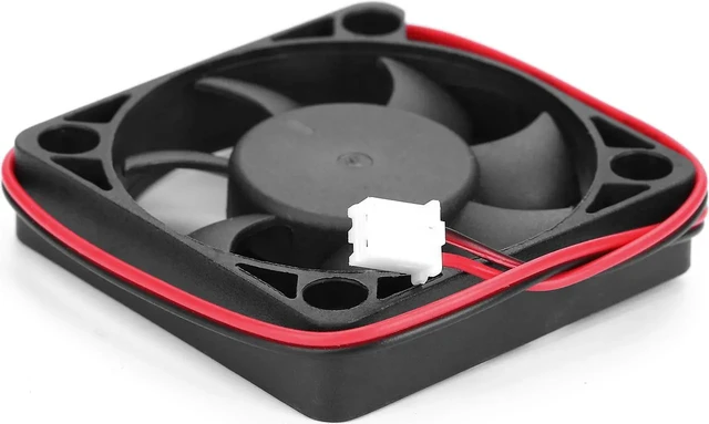 Alt view image 5 of 5 - NEW 5CM Ultrathin cooling fan 50x50x10mm 5010 DC 5V 0.12A 2-pin High speed ultra quiet Double Ball Bearing cooler
