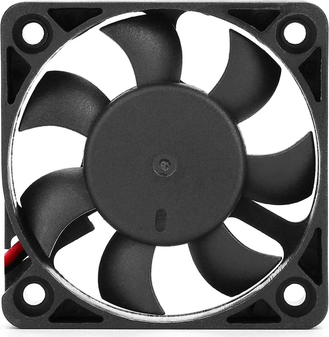 Alt view image 4 of 5 - NEW 5CM Ultrathin cooling fan 50x50x10mm 5010 DC 5V 0.12A 2-pin High speed ultra quiet Double Ball Bearing cooler