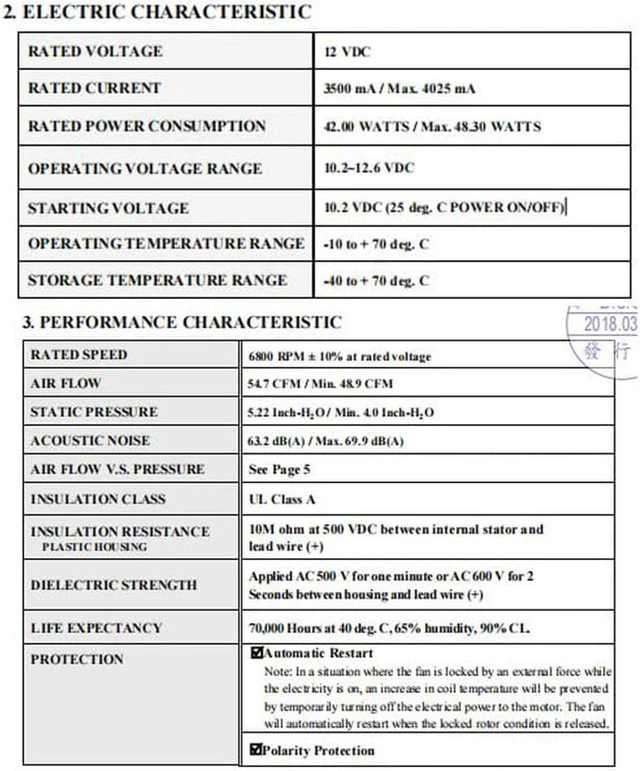 Alt view image 3 of 5 - Blower Fan 97mm PWM 9733 DC 12V 42.00W Original Sunon PF97331BX-B00C-S99 6800RPM High Speed Air Flow Extractor