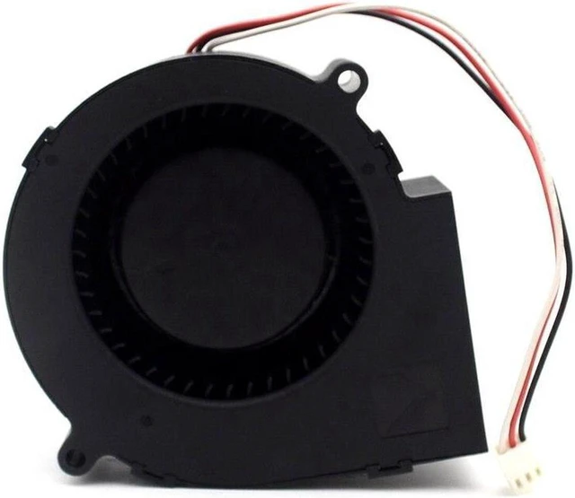 Alt view image 4 of 6 - AVC 9733 DC 12V 1.32A BA10033B12H 3 wire turbine cooling fan blower