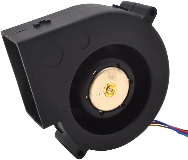 Alt view image 5 of 6 - Delta 9733 turbo centrifugal fan blower BFB1012VH 12V 1.80A wind capacity 97*97*33mm