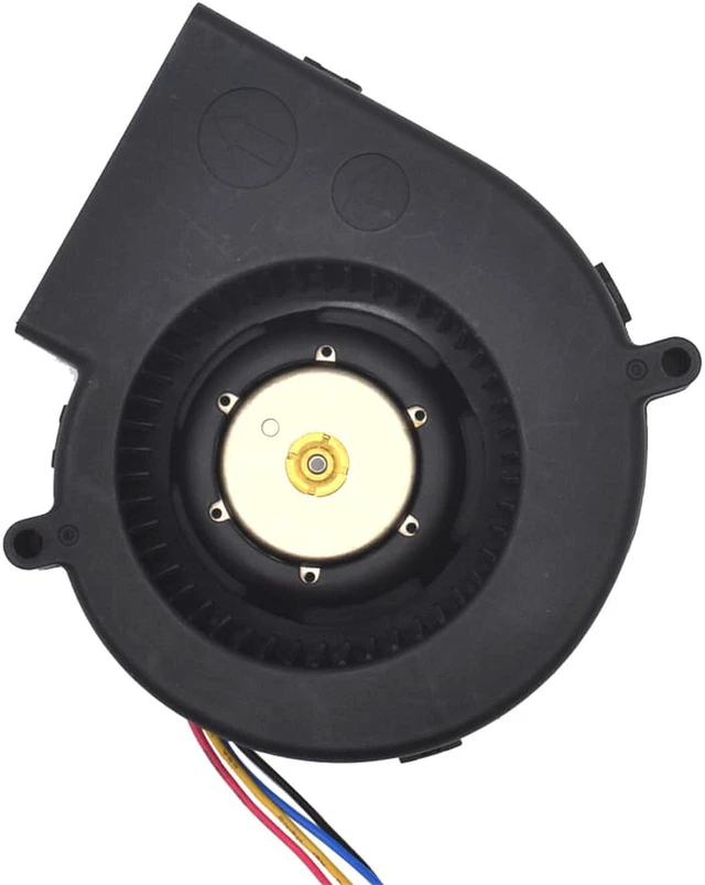 Alt view image 2 of 6 - Delta 9733 turbo centrifugal fan blower BFB1012VH 12V 1.80A wind capacity 97*97*33mm