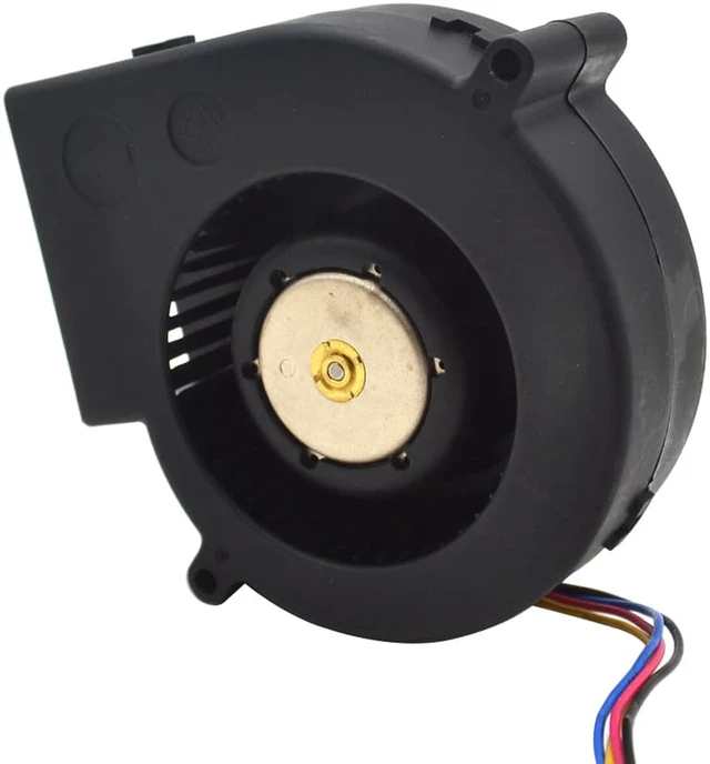 Alt view image 3 of 6 - Delta 9733 turbo centrifugal fan blower BFB1012VH 12V 1.80A wind capacity 97*97*33mm