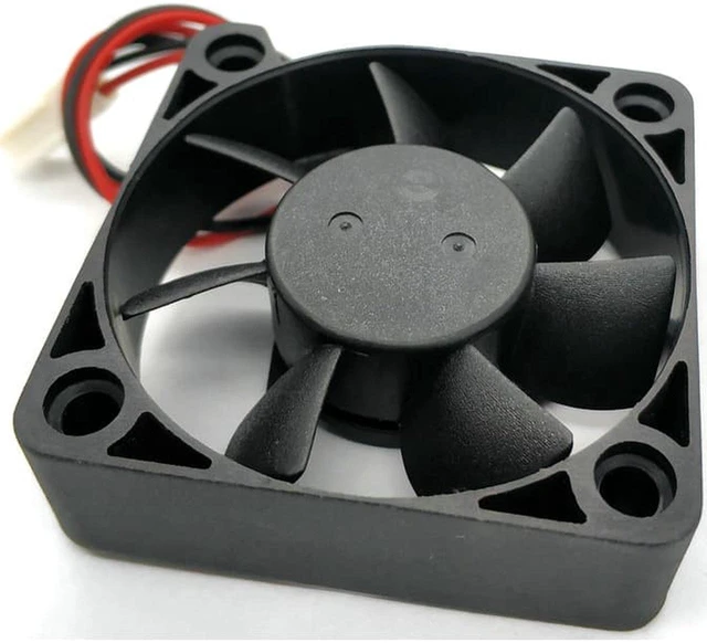 Alt view image 4 of 6 - AD5012HB-D70 ADDA 5CM 5015 12v 0.14a 2wire double ball cooling fan 50x50x15mm