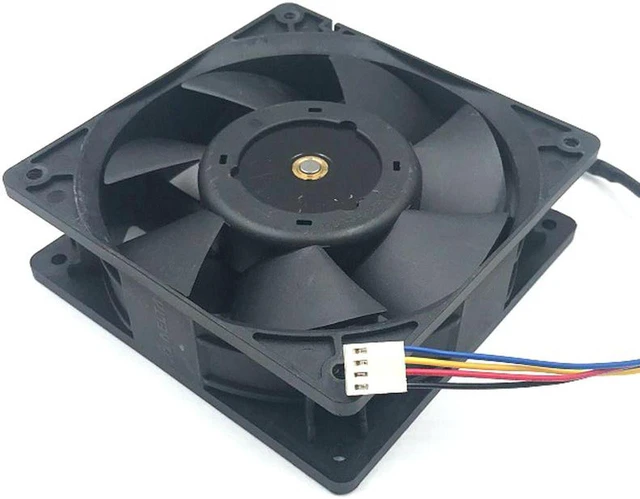 Alt view image 3 of 4 - PFC1212DE Delta 12V PWM 120mm 12038 fan 1.5K-5.5K RPM 252 CFM BEAST cooling fan 4-PIN 4 wire