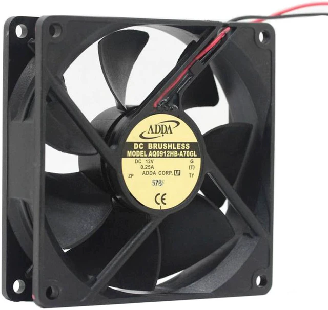 Alt view image 2 of 4 - 1pcs AQ0912HB-A70GL 12V 0.25A fan 9225 9cm waterproof heat dissipation cooling fan