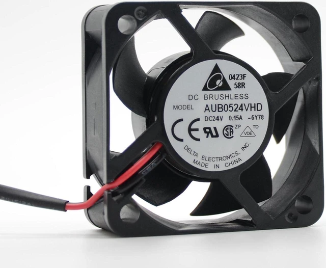 Main image of Delta AUB0524VHD 5020 50mm 5CM DC 24V 0.15A Server inverter PC Case Cooling fan computer case cooler