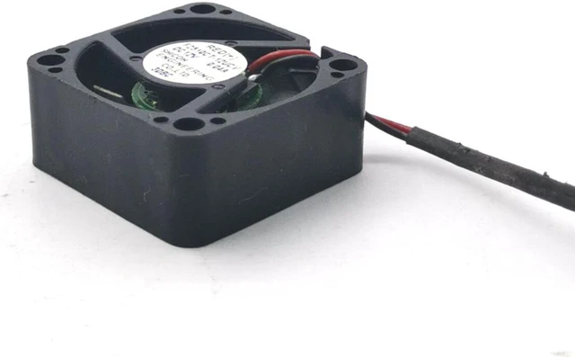 Alt view image 3 of 7 - Mini Micro Tiny Fan F2510CT-12UCV 25mm 2.5cm Micor Mini DC 12V 0.04A 25*25*10 2 Wire Iron Metal Blade Miniature HeatSink Cooling Fan