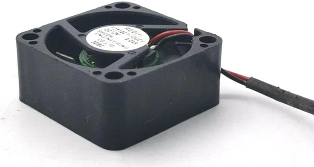 Alt view image 5 of 7 - Mini Micro Tiny Fan F2510CT-12UCV 25mm 2.5cm Micor Mini DC 12V 0.04A 25*25*10 2 Wire Iron Metal Blade Miniature HeatSink Cooling Fan
