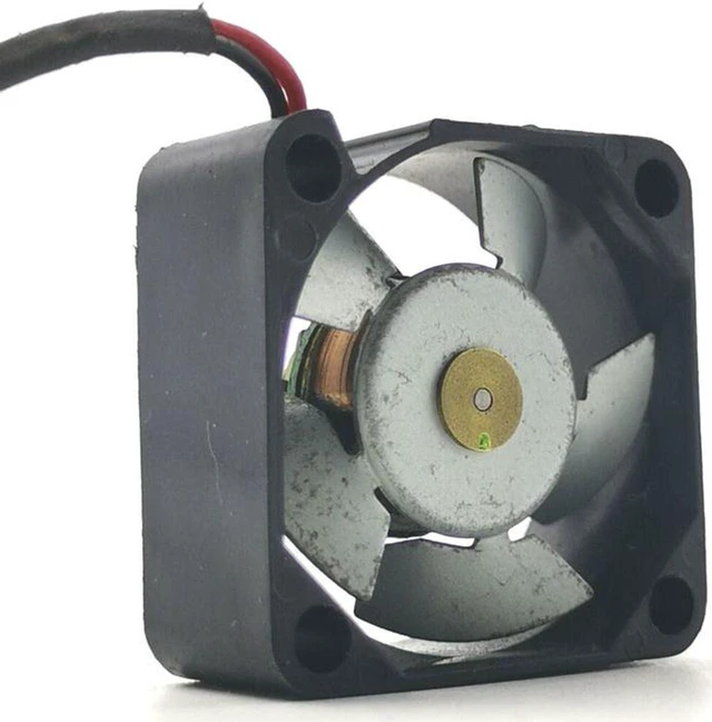 Alt view image 7 of 7 - Mini Micro Tiny Fan F2510CT-12UCV 25mm 2.5cm Micor Mini DC 12V 0.04A 25*25*10 2 Wire Iron Metal Blade Miniature HeatSink Cooling Fan
