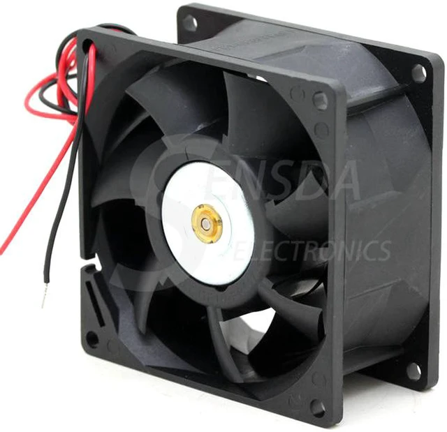 Alt view image 3 of 5 - Delta Electronics FFB0812SHE 80mm DC12V 0.87A Server Cooling Fans Server Square computer fan case cooler
