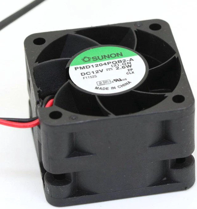 Alt view image 2 of 5 - 4cm Cooler fan for SUNON PMD1204PQB2-A 4028 DC12V 2.6W 40mm server inverter axial cooling fans case cooler