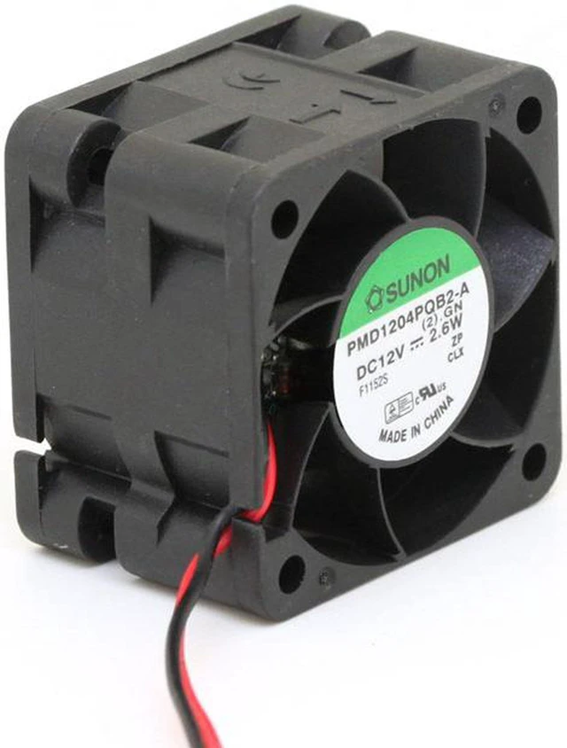 Alt view image 5 of 5 - 4cm Cooler fan for SUNON PMD1204PQB2-A 4028 DC12V 2.6W 40mm server inverter axial cooling fans case cooler