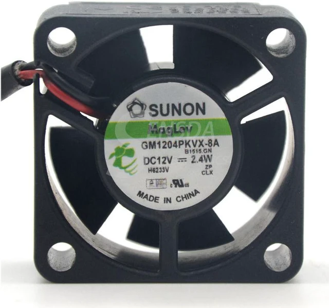 Alt view image 3 of 3 - SUNON 4020 GM1204PKVX-8A 12V 2.4W 2Wire Server Cooling Fan