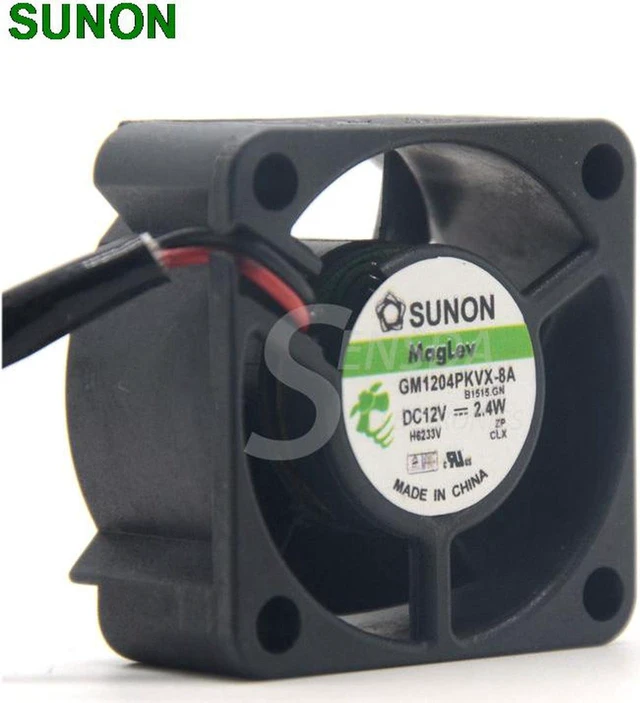 Main image of SUNON 4020 GM1204PKVX-8A 12V 2.4W 2Wire Server Cooling Fan