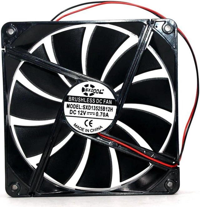 Main image of New 13525 135mm SXD13525B12H DC 12V 0.70A 135*135*25mm case server inverter cooling fan replace ADN512UB-A90 ADN512UB-A91 AFB1312M