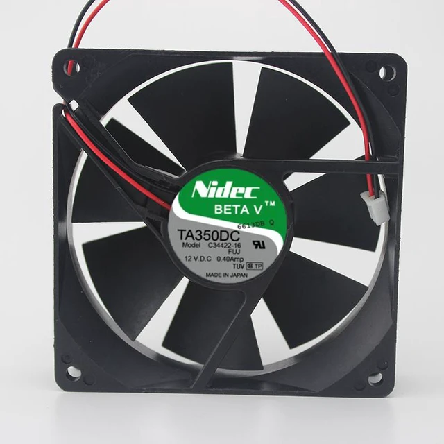 Alt view image 3 of 3 - TA350DC C34422-16 12V 0.4A 9025 9CM inverter fan