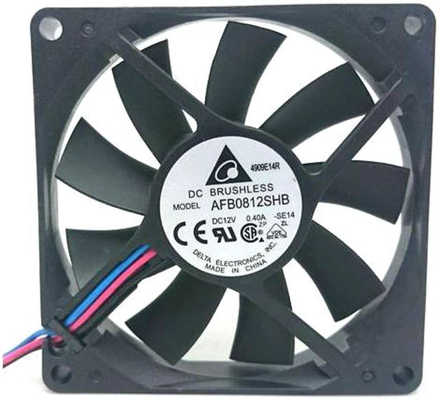 Main image of New delta AFB0812SHB 8cm 8015 80*80*15MM 12V 0.40A Server Cooling Axial Fan 3-pin