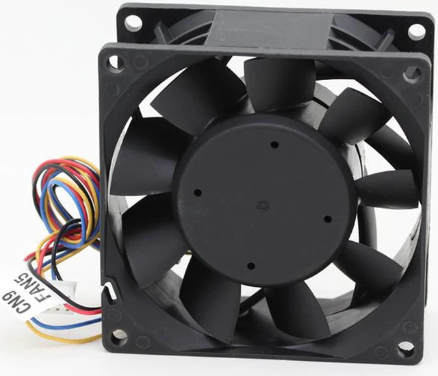 Alt view image 3 of 3 - 8CM new original PFB0824DHE DC 24V 1.63A 8038 80mm 4 -pin PWM inverter industrial server cooling fans case cooler