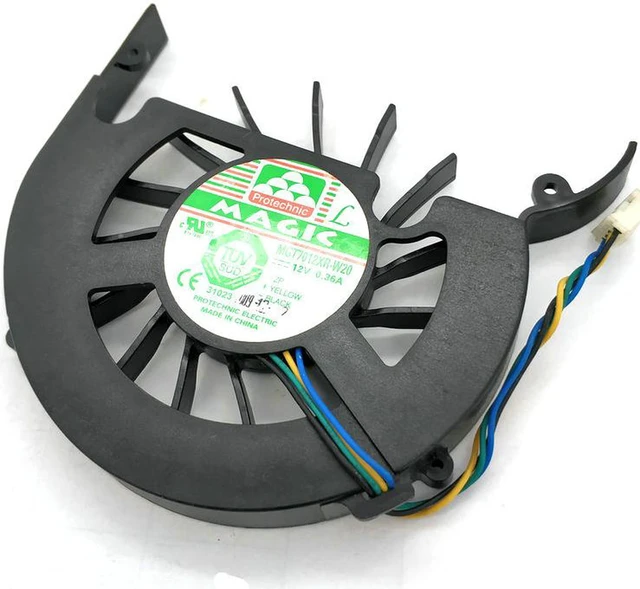 Alt view image 3 of 3 - MAGIC MGT7012XR-W20 Graphics / Video Card VGA Cooler Fan Replacement 12V 0.35A 4Wire 4Pin Connector