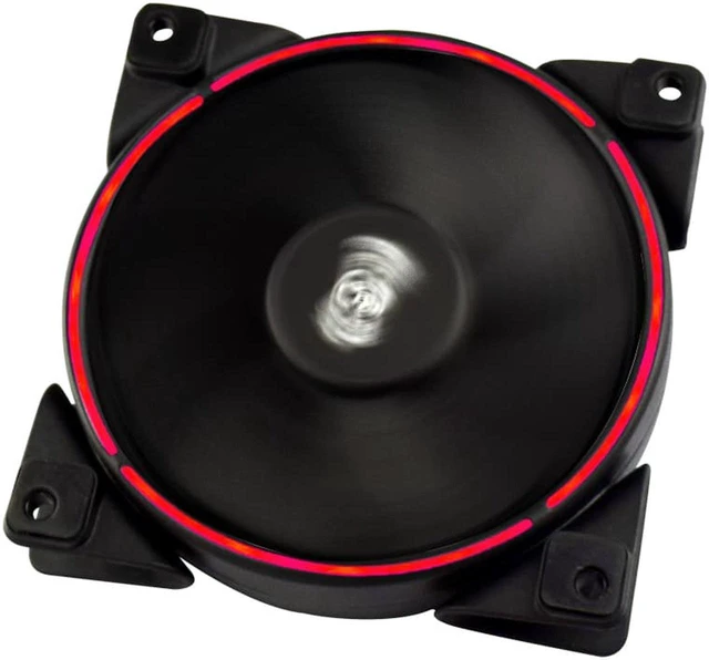 Alt view image 2 of 5 - RGB Single halo 12cm Computer Case Fan 4PIN RGB Quiet PWM Fans 120mm CPU Cooler Water Cooling Replace Fan