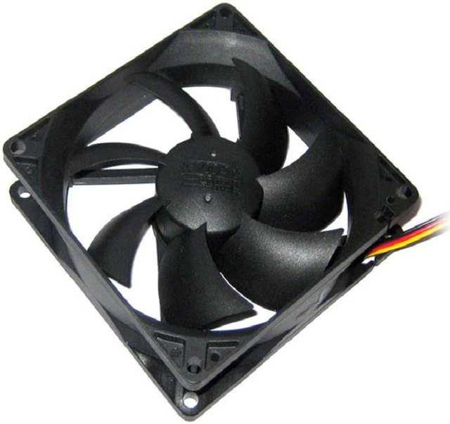 Alt view image 6 of 6 - 6cm 8cm 9cm 12cm 14cm computer case cooling fan quiet 3pin molex Interface 80mm 120mm CPU cooler fan