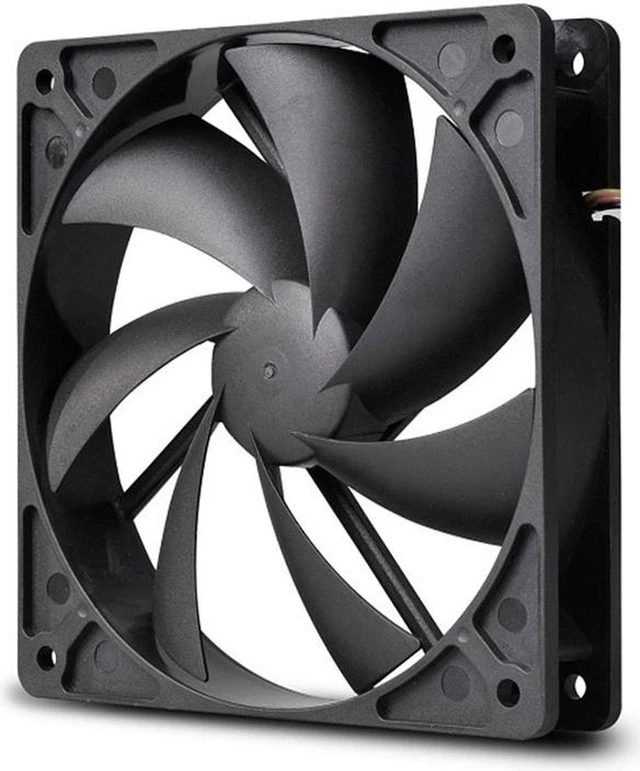 Alt view image 5 of 6 - 6cm 8cm 9cm 12cm 14cm computer case cooling fan quiet 3pin molex Interface 80mm 120mm CPU cooler fan