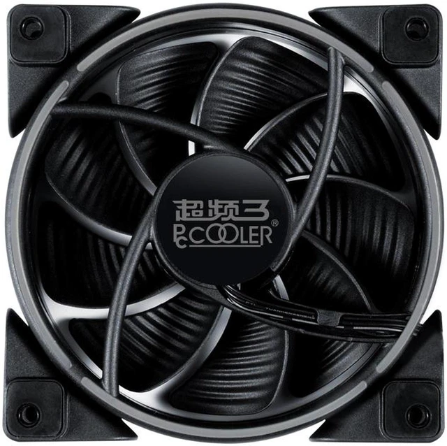 Alt view image 4 of 5 - RGB HALO 14cm Computer Case Adjust Fan 12V 4PIN RGB Quiet PWM Fans 140mm CPU Cooler Water Cooling Replace Fan